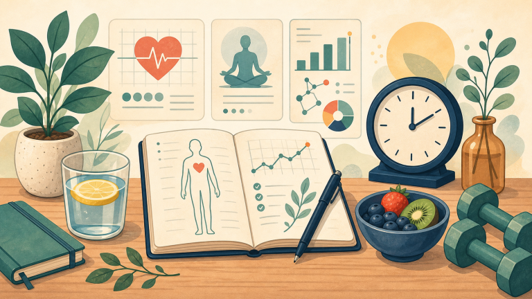 Health & Longevity blog card illustration
