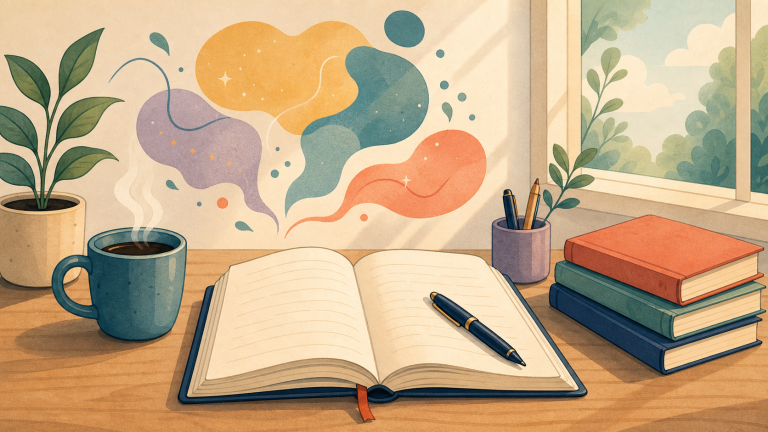 Personal Essays blog card illustration