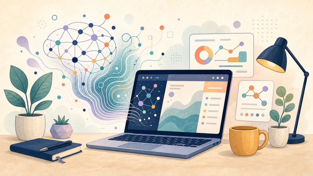Technology & AI blog card illustration